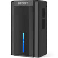 Dehumidifier for home use, ABS plastic, black, 95 oz capacity, quiet operation with auto shut off and 7-color ambient light, id