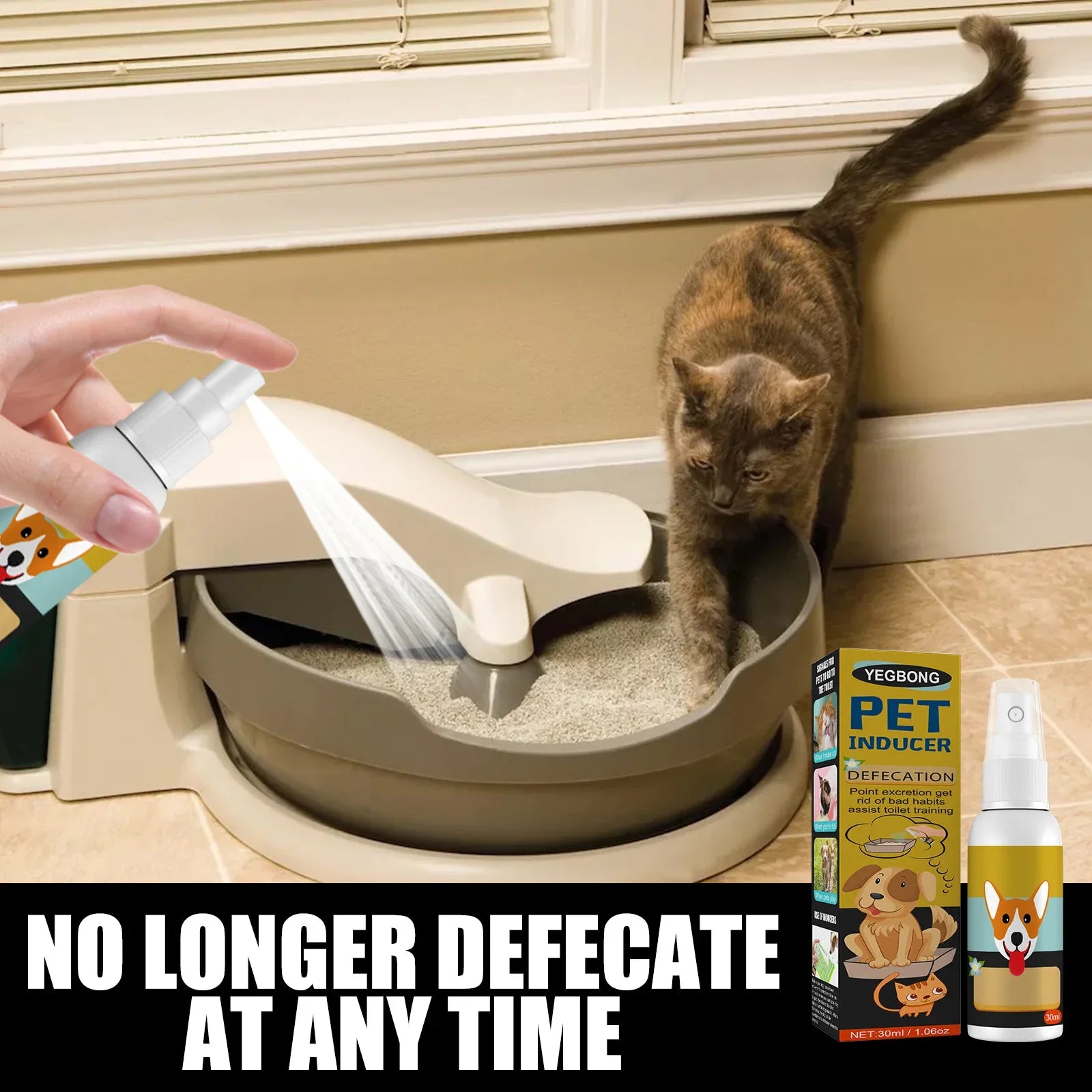 Dog Potty Training Spray Cats Kitten Outdoor Urine Poops Stool Location Helps Puppies Toilet Pet Positioning Defecation Inducer